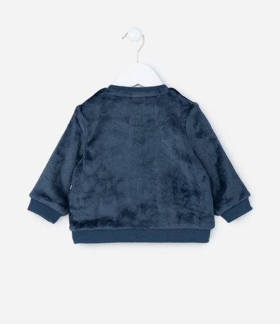 Saco Infantil en Fleece con Bordado Oso - Talle 0 a 18 meses 2