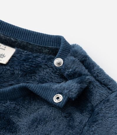 Saco Infantil en Fleece con Bordado Oso - Talle 0 a 18 meses 6