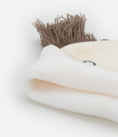 Conjunto Infantil Gorro de Oso y Guantes - Talle 6 a !2 Meses 2