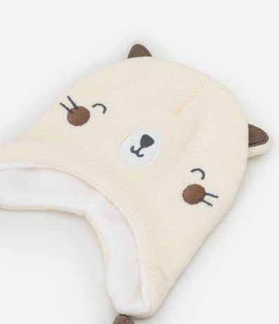 Conjunto Infantil Gorro de Oso y Guantes - Talle 6 a !2 Meses 3