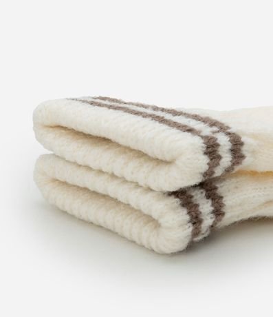 Conjunto Infantil Gorro de Oso y Guantes - Talle 6 a !2 Meses 4