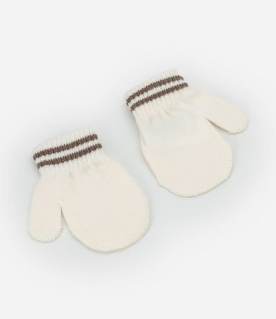 Conjunto Infantil Gorro de Oso y Guantes - Talle 6 a !2 Meses 5
