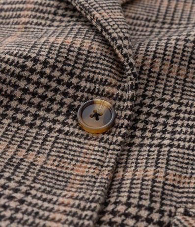 Saco Alargado en Polivelour de Cuadros Curve & Plus Size 8