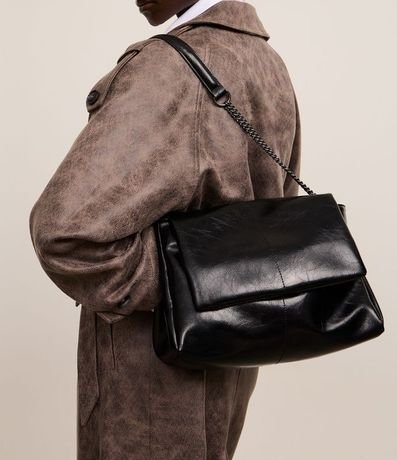 Cartera Shoulder Mediana con Asa de Cadena 8