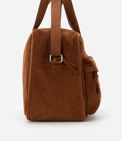 Cartera Grande de Terciopelo Cotelê con Correa Larga Gorgoran 3