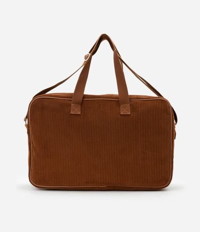 Cartera Grande de Terciopelo Cotelê con Correa Larga Gorgoran 4