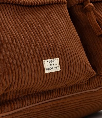 Cartera Grande de Terciopelo Cotelê con Correa Larga Gorgoran 7