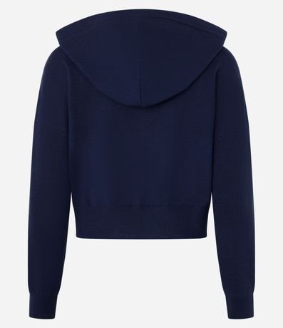 Campera corta en Punto con Capucha 5