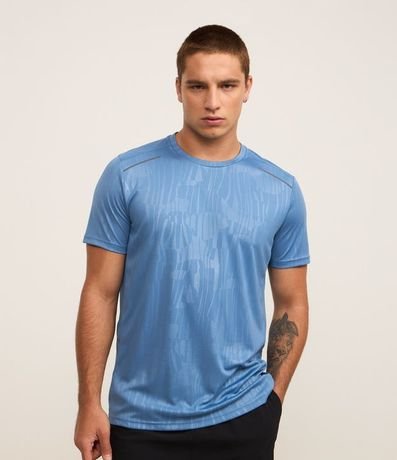 Remera Deportiva Tecnologia Dry con Estampa Heat Print 1