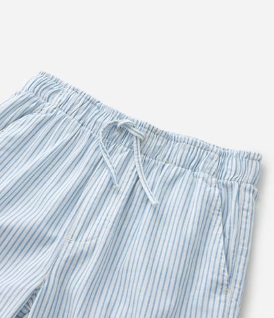 Pantalón Recto Infantil en Tricolina con Rayas - Talle 5 a 14 años 4