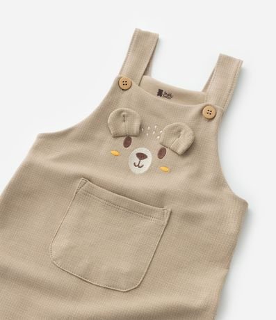 Conjunto Infantil con Bordado Carita de Osito - Talle 0 a 18 meses 11