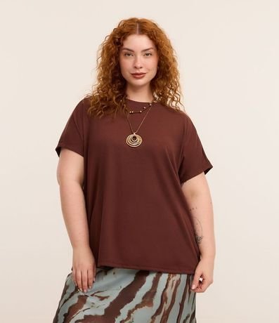 Blusa en Ribana sin Sisa Curve & Plus Size