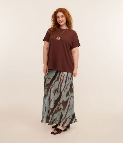 Blusa en Ribana sin Sisa Curve & Plus Size 3