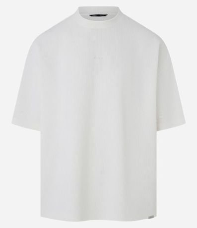 Remera en Pana con Bordado Lettering Minimalista 5