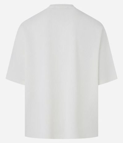 Remera en Pana con Bordado Lettering Minimalista 7