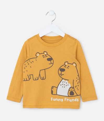 Remera Infantil con Estampa de Ositos - Talle 1 a 6 años 1