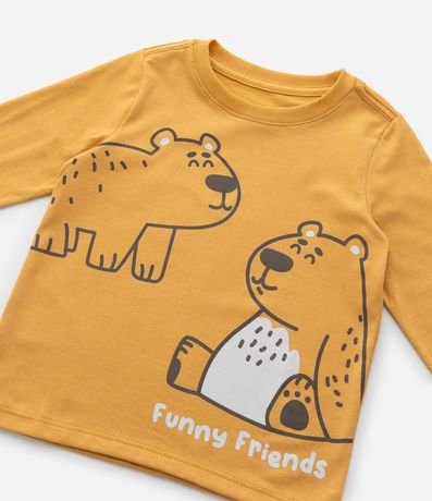 Remera Infantil con Estampa de Ositos - Talle 1 a 6 años 5