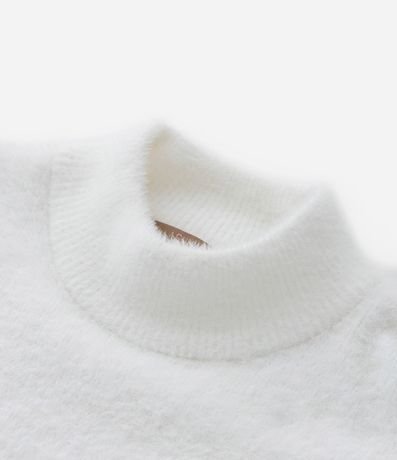 Suéter en Punto con Pelitos y Cuello Alto Curve & Plus Size 8