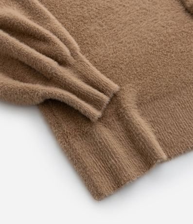 Suéter en Punto con Pelitos y Cuello Alto Curve & Plus Size 8