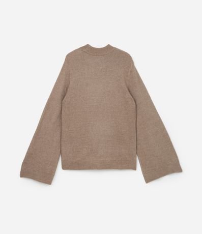 Blusa en Punto Leve con Cuello y Manga Flare Curve & Plus Size 5