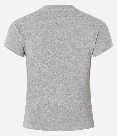 Blusa en Rib Melange Slim Fit 7