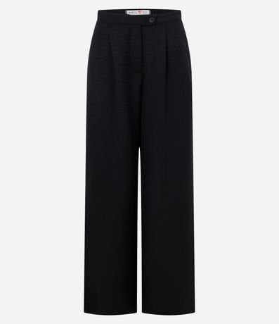 Pantalón Wide Leg en Sastrería con Cierre Deslocado 5
