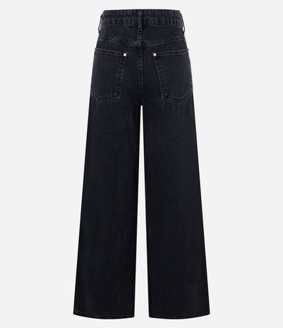 Pantalón Wide Leg en Jeans con Bolsillos Tácticos y Remaches 7