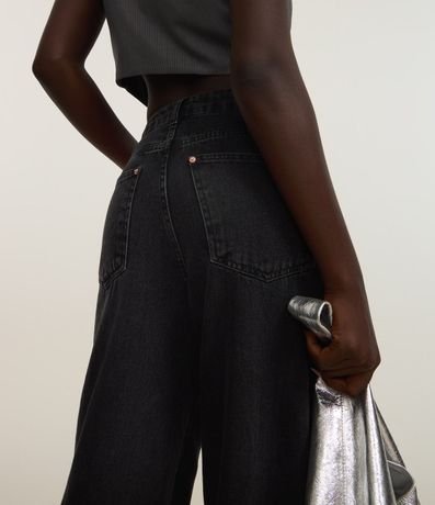 Pantalón Wide Leg en Jeans con Bolsillos Tácticos y Remaches 5