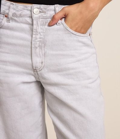 Pantalón Recto en Jeans con Trabillas en la Cintura 4