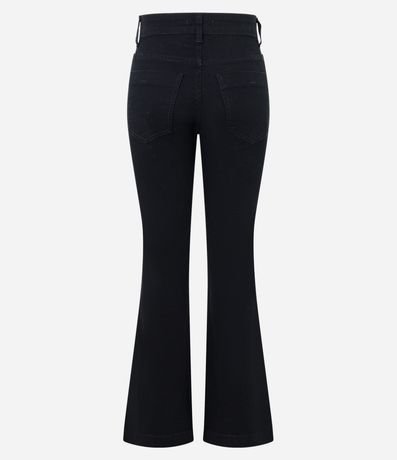 Pantalón Flare en Sarga con Tiro Alto 6