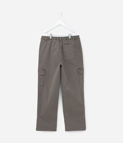 Pantalón Recto Infantil con Bolsillo Cargo - Talle 5 a 14 años 2