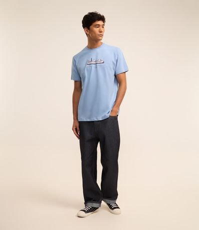 Remera en Algodón con Estampa de Barco 2