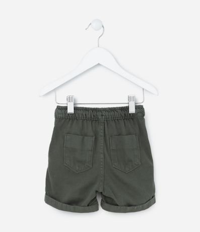 Bermuda Infantil en Sarga con Bajo Plegado - Talle 1 a 4 años 2