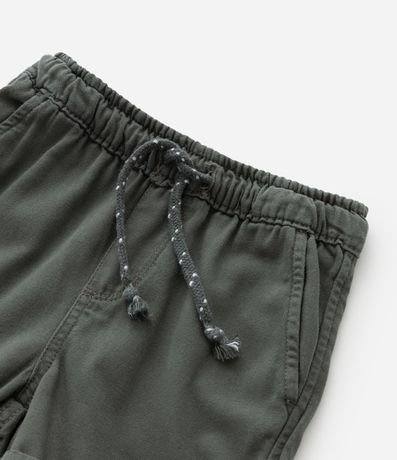 Bermuda Infantil en Sarga con Bajo Plegado - Talle 1 a 4 años 6