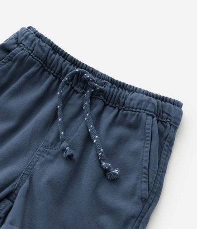Bermuda Infantil en Sarga con Bajo Plegado - Talle 1 a 4 años 5