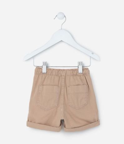 Bermuda Infantil en Sarga con Bajo Plegado - Talle 1 a 4 años 2