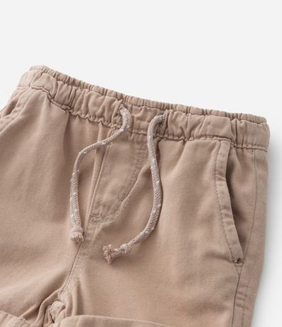 Bermuda Infantil en Sarga con Bajo Plegado - Talle 1 a 4 años 4