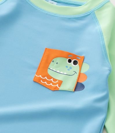 Conjunto Infantil con Protección UV y Estampa Dino - Talle 1 a 4 años 10