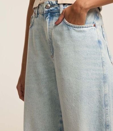 Pantalón Baggy en Jeans con Lateral Deslocada 4
