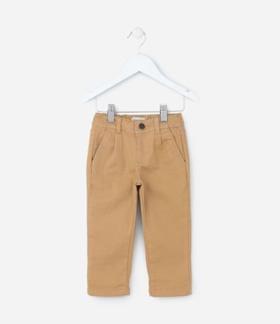 Pantalón Infantil en Sarga con Pequeño Bolsillo Cuchillo - Talle 1 a 5 años