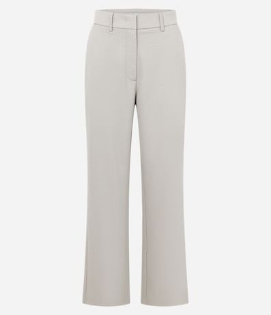 Pantalón Recto Sastre con Pliegues Delanteros 5