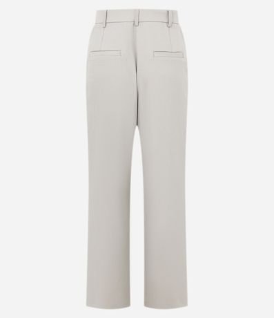 Pantalón Recto Sastre con Pliegues Delanteros 7