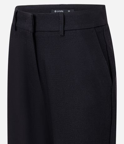 Pantalón Recto Sastre con Pliegues Delanteros 2