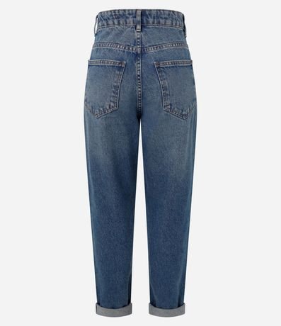 Pantalón Mom Jeans con Tiro Alto y Lavado Dirty 5