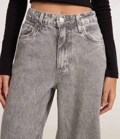 Pantalón Wide Leg en Jeans con Cintura Alta 4