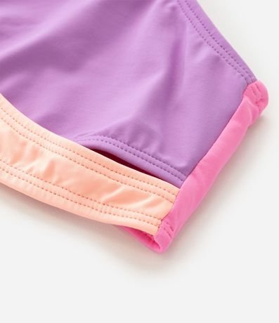 Bikini Infantil con Protección UV y Recorte Traspasado - Talle 7 a 16 años 4