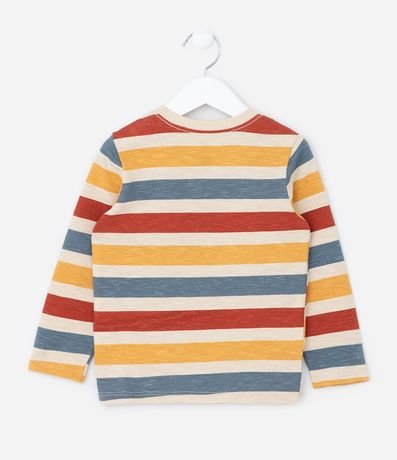 Remera Infantil con Estampa de Rayas - Talle 1 a 6 años 2