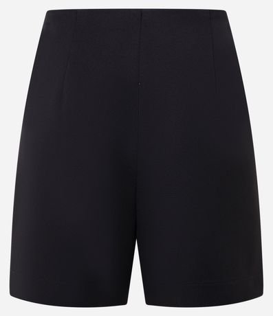 Short en Crepé con Cremallera de Metal y Bolsillos Aplicados 6