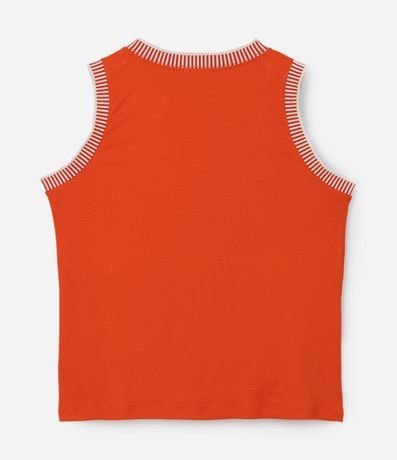 Musculosa en Rib con Cuello en Punto Curve & Plus Size 5