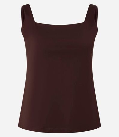 Blusa en Poliamida con Escote Cuadrado 5